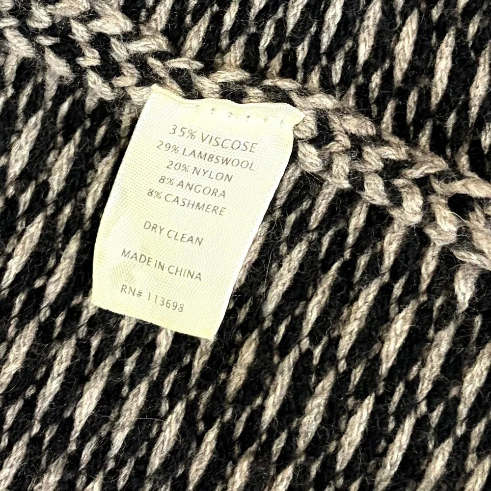 MARGARET O'LEARY Angora‎ Cashmere Wool Long cardigan Sweater Jacket Medium